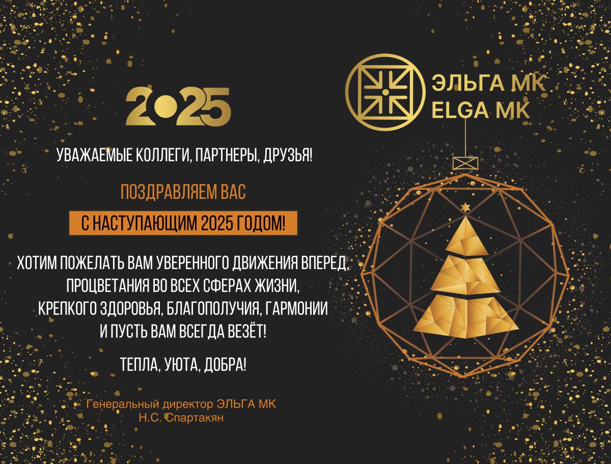 С НАСТУПАЮЩИМ НОВЫМ 2025 ГОДОМ!